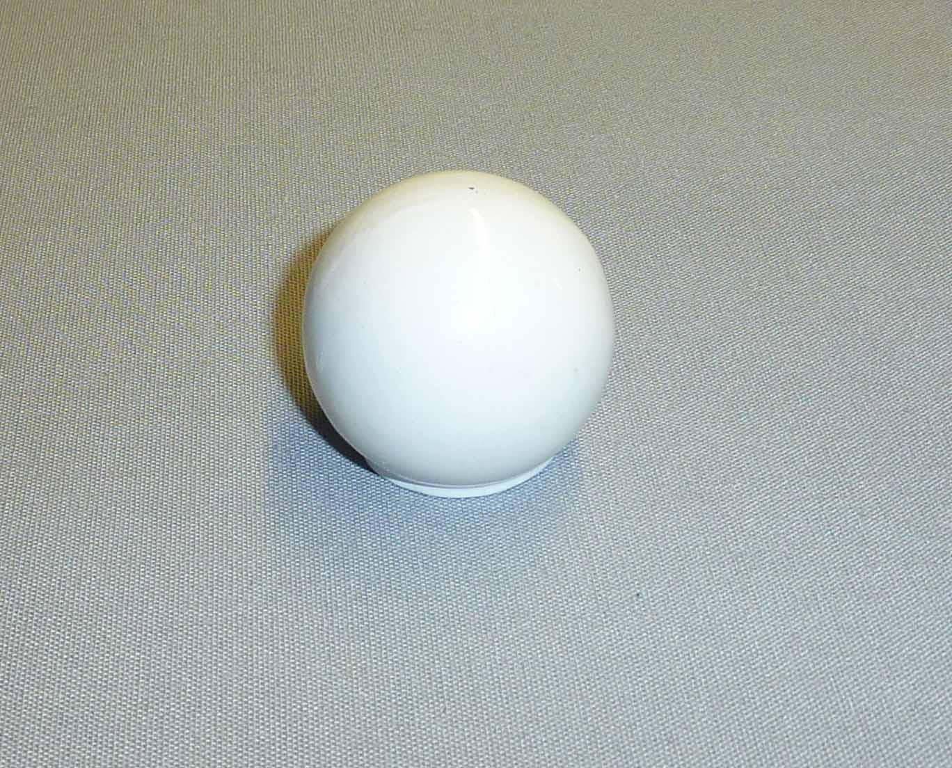 ENDSTÜCK  - Weiss, Basics, Metall (3/3,3cm) - Homeware