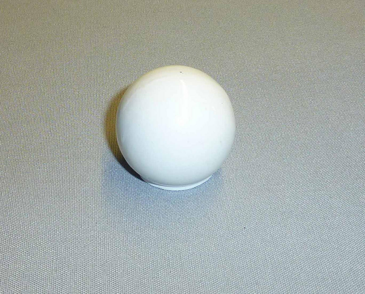 ENDSTÜCK  - Weiss, Basics, Metall (3/3,3cm) - Homeware