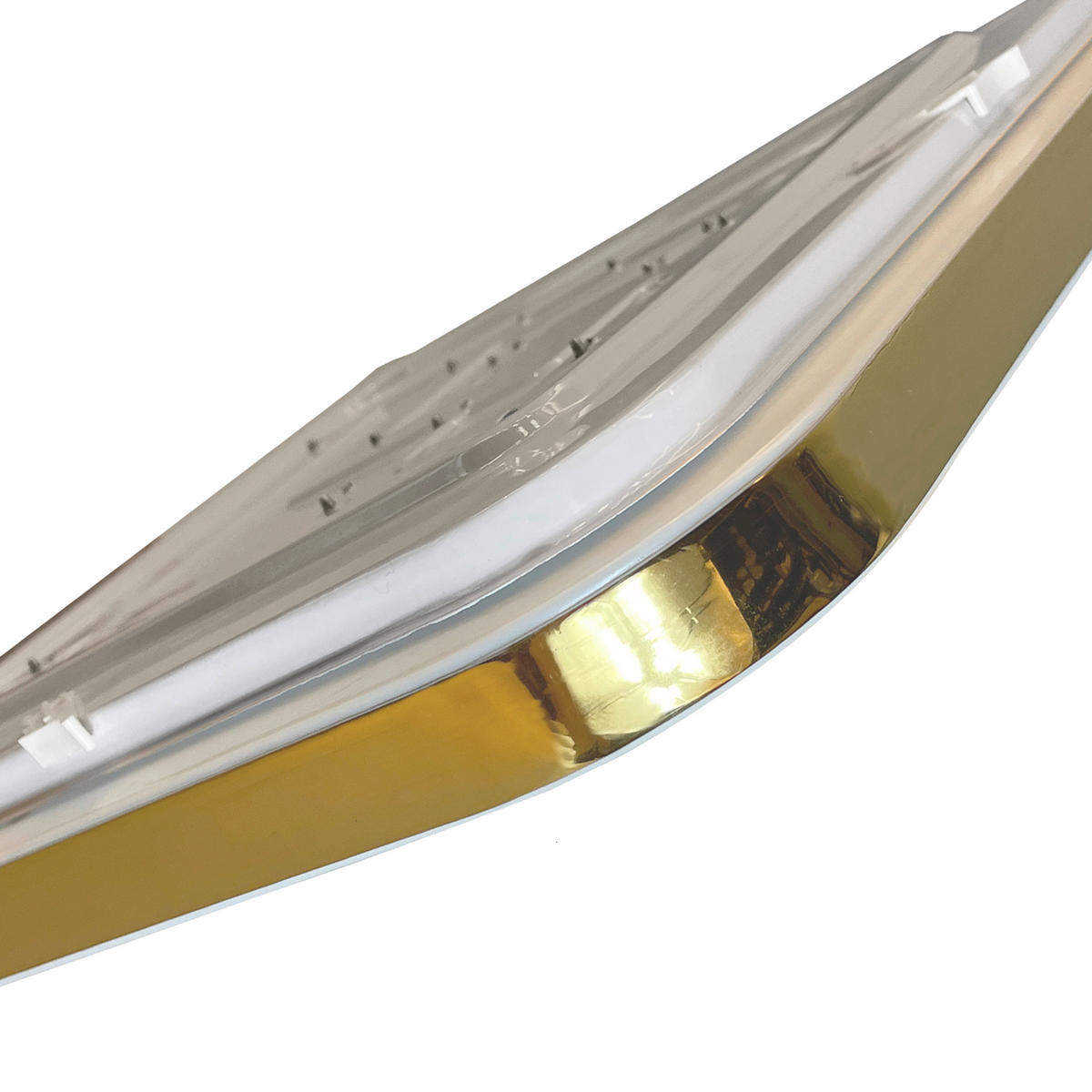 LED-DECKENLEUCHTE Babilon  6.5/38/38 cm  - Goldfarben, Design, Kunststoff (6.5/38/38cm)