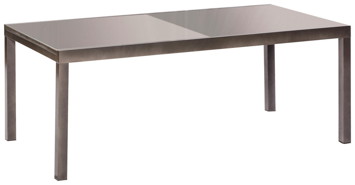 GARTENSET Aluminium  - Graphitfarben/Grau, MODERN, Textil/Metall - Gardenson