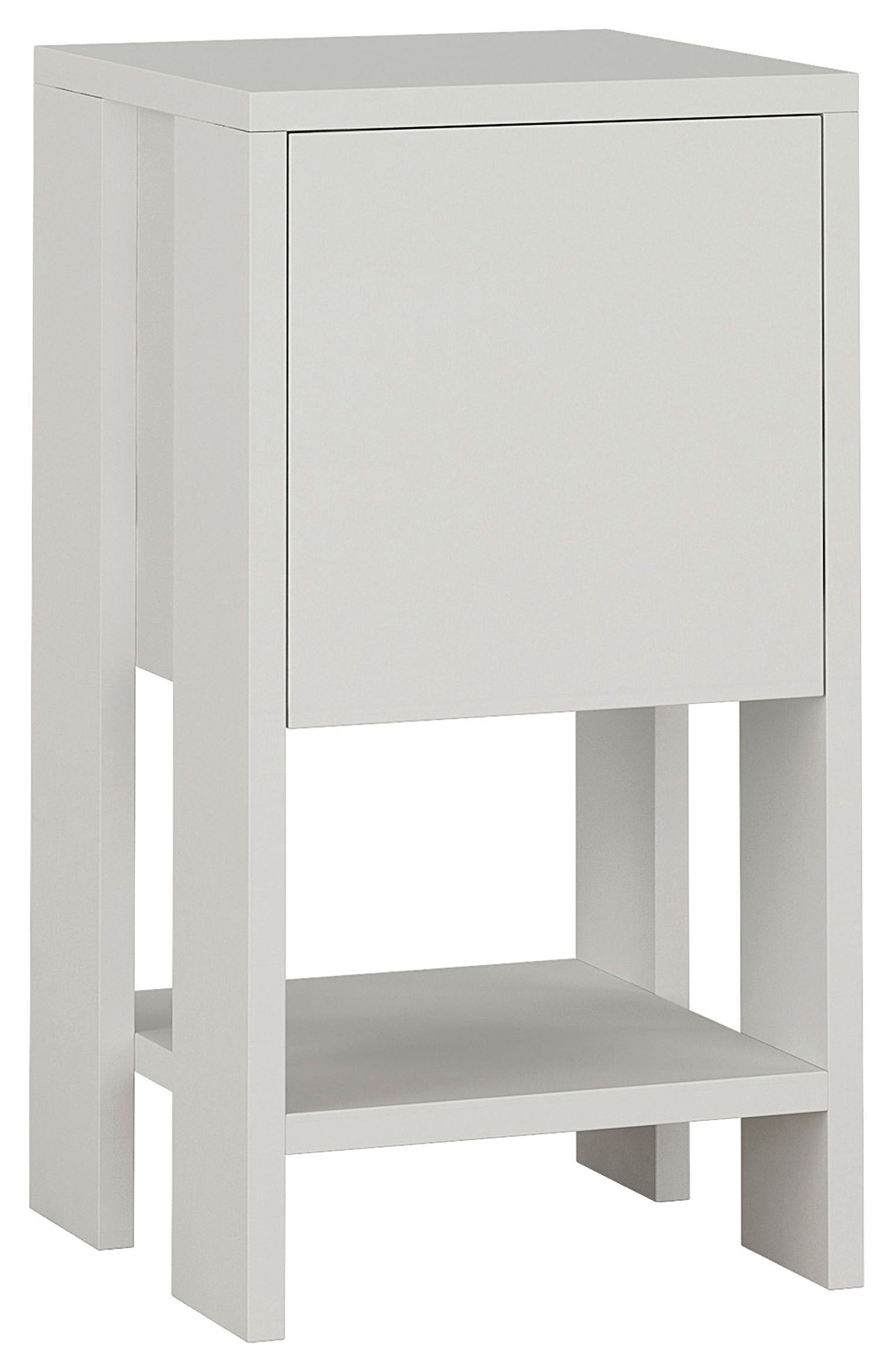 NACHTTISCH 30/55/30 cm  in Weiß  - Weiß, Design, Holzwerkstoff (30/55/30cm) - Livetastic
