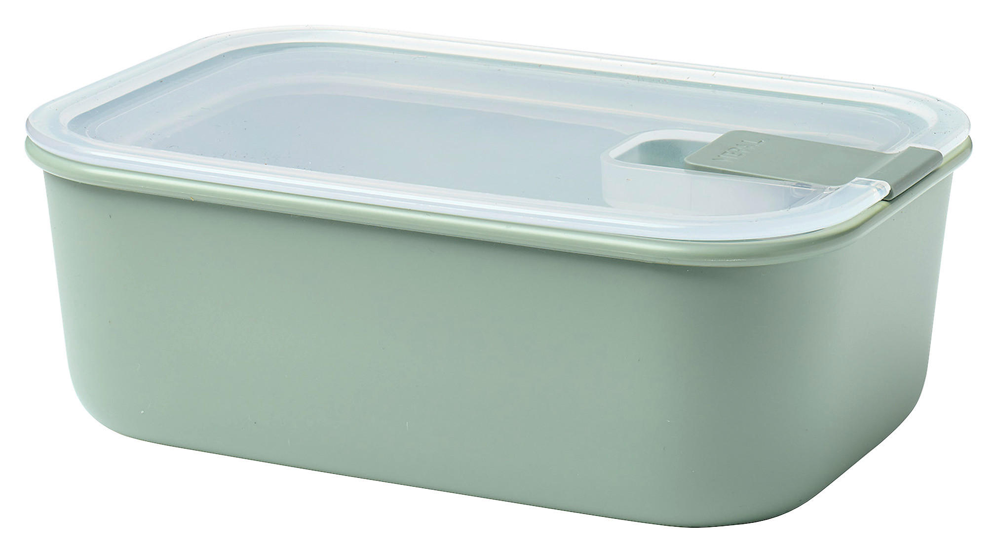RECIPIENT PĂSTRARE ALIMENTE 1,0 l - transparent/măsliniu, Konventionell, plastic (19,8/13,9/7cm) - Mepal