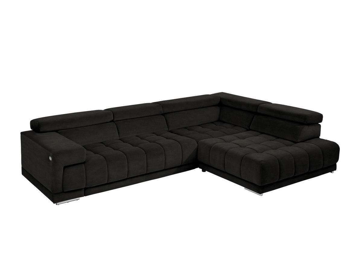 ECKSOFA  in Mikrofaser Olivgrün  326/222 cm  - Chromfarben/Olivgrün, Design, Textil/Metall (326/222cm) - Beldomo Speed