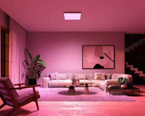 LED-PANEEL White & Color Ambiance Surimu 60/4,8 cm   - Weiß, Basics, Metall (60/4,8cm) - Philips HUE