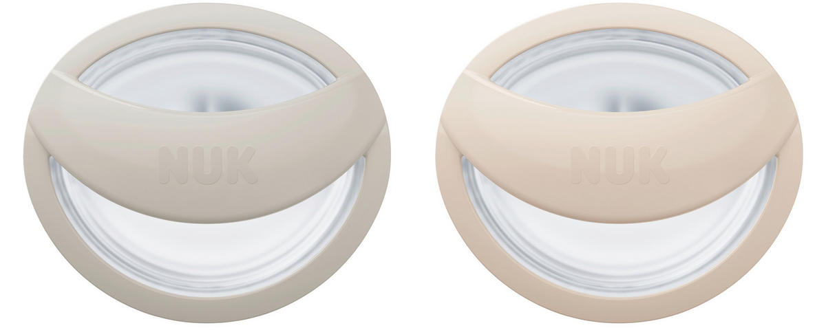 SCHNULLER - Pastellblau/Beige, Basics, Kunststoff (5,5/6/14,4cm) - NUK
