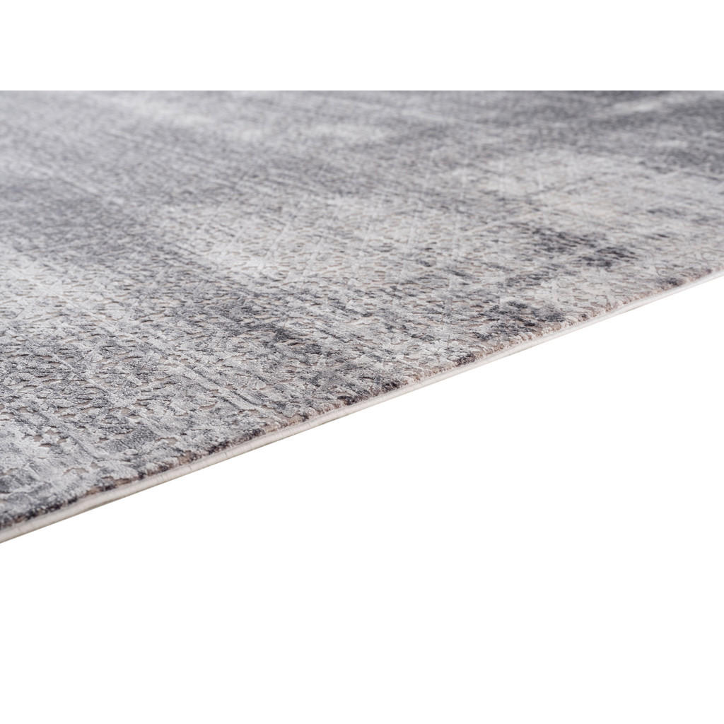 Thumbnail - Schöner Wohnen Webteppich Vision, Anthrazit, Textil, Abstraktes, rechteckig, 200x290 cm, für Fußbodenheizung geeignet, a...