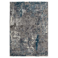 WEBTEPPICH 80/150 cm Juwel Liray  - Petrol/Grau, Design, Textil (80/150cm) - Novel