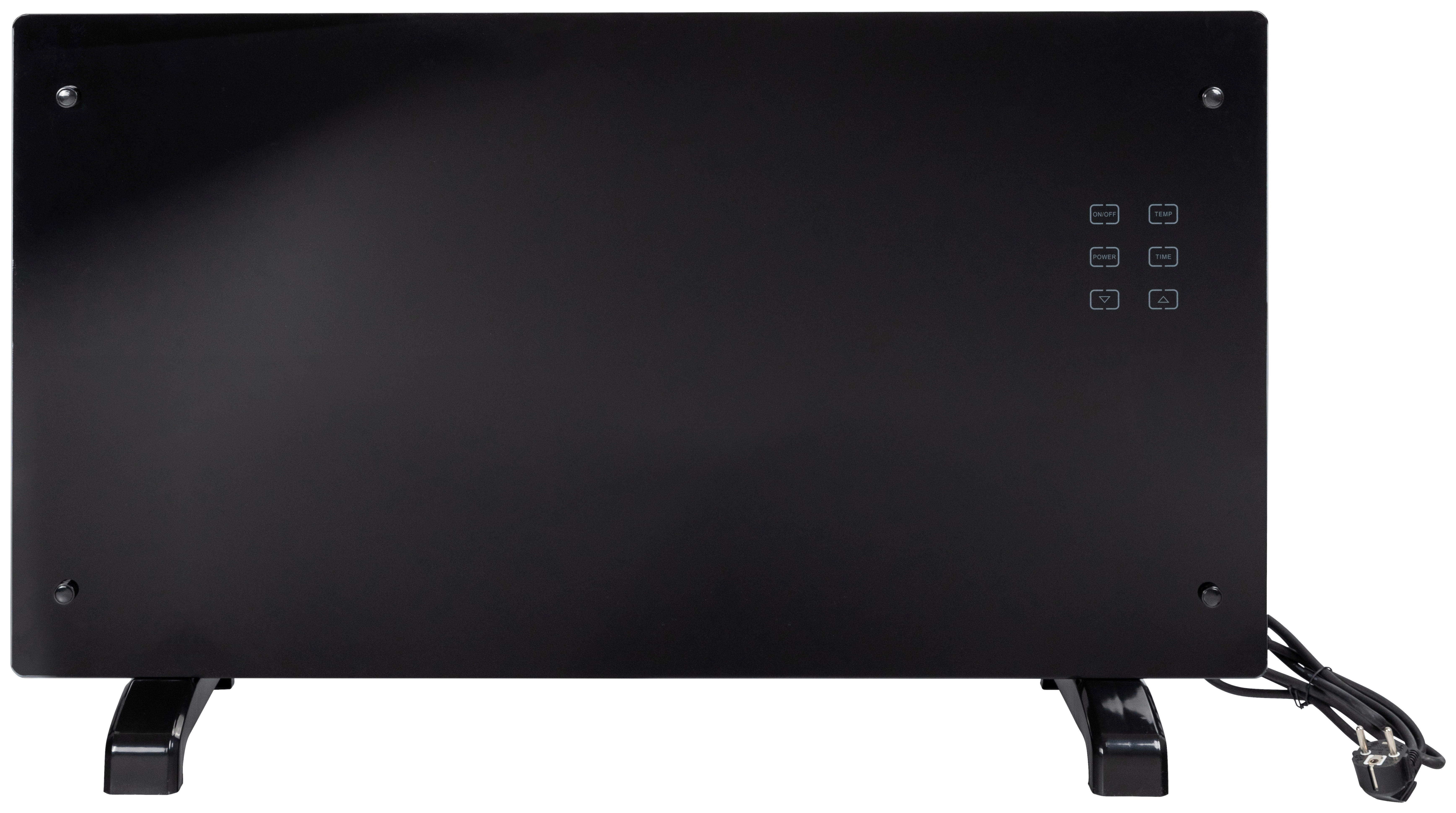 GLAS-KONVEKTOR LED 2000W - KONVENTIONELL, Glas/Kunststoff (88/51/12cm) - Atrigo
