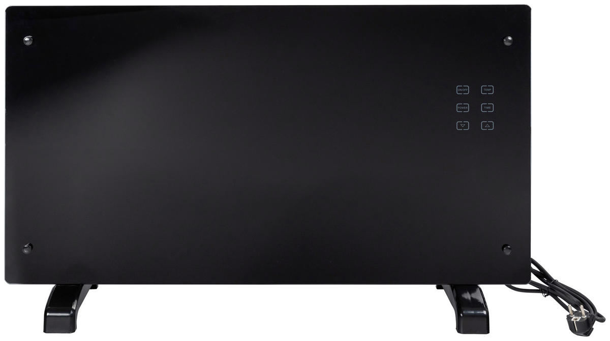 GLAS-KONVEKTOR LED 2000W - KONVENTIONELL, Glas/Kunststoff (88/51/12cm) - Atrigo
