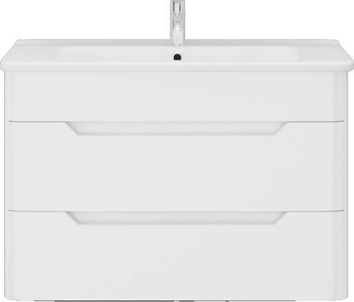 ELEMENT S UMIVAONIKOM  bijela  - bijela, Moderno, drvni materijal/keramika (80/54/45cm)