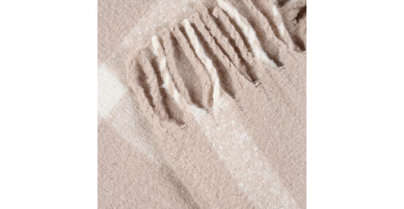 DECKE 150/200 cm  - Beige/Weiß, Basics, Textil (150/200cm) - Novel