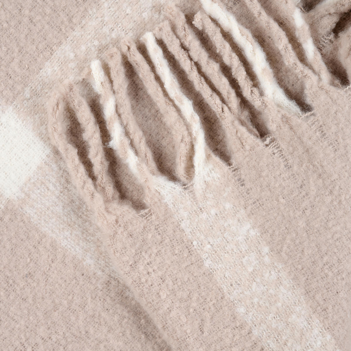 DEKA, polyester, 150/200 cm - bílá/béžová, Basics, textil (150/200cm) - Novel
