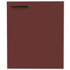 KÜCHENSCHRANKFRONT 60/72/1,9 cm  in Rot  - Rot/Schwarz, MODERN, Holzwerkstoff/Metall (60/72/1,9cm) - Nobilia