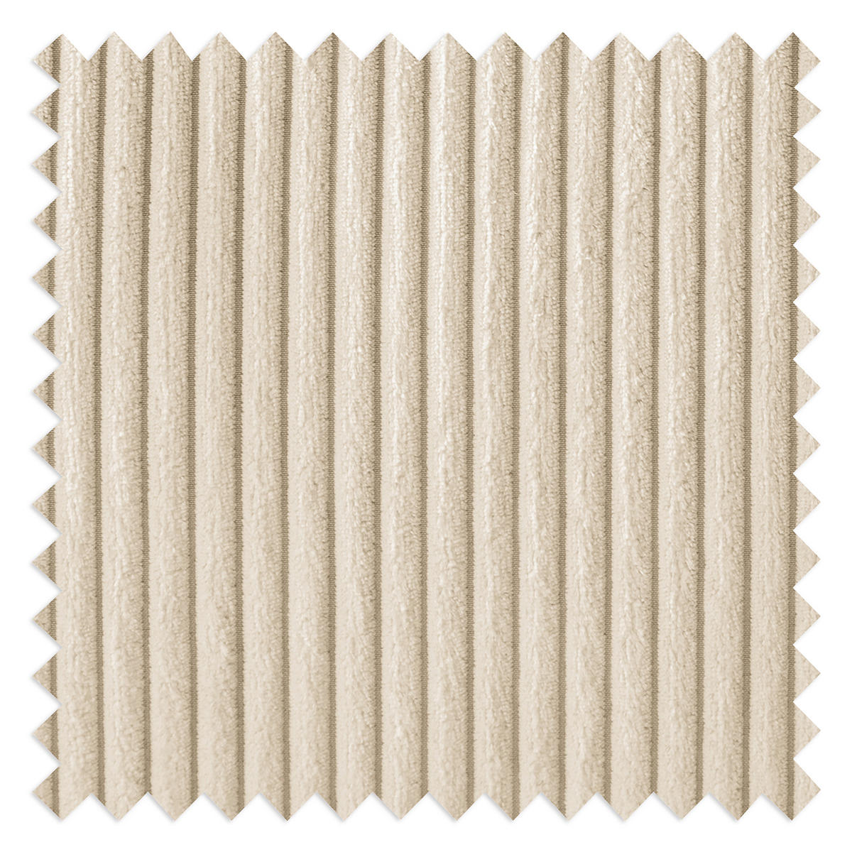 3-SITZER-SOFA  in Cord Beige Modern  - Beige/Schwarz, Design, Textil/Metall (188/85/92cm) - Livetastic
