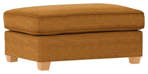 HOCKER in Textil Bernsteinfarben  - Eichefarben/Bernsteinfarben, LIFESTYLE, Holz/Textil (100/48/62cm) - Landscape