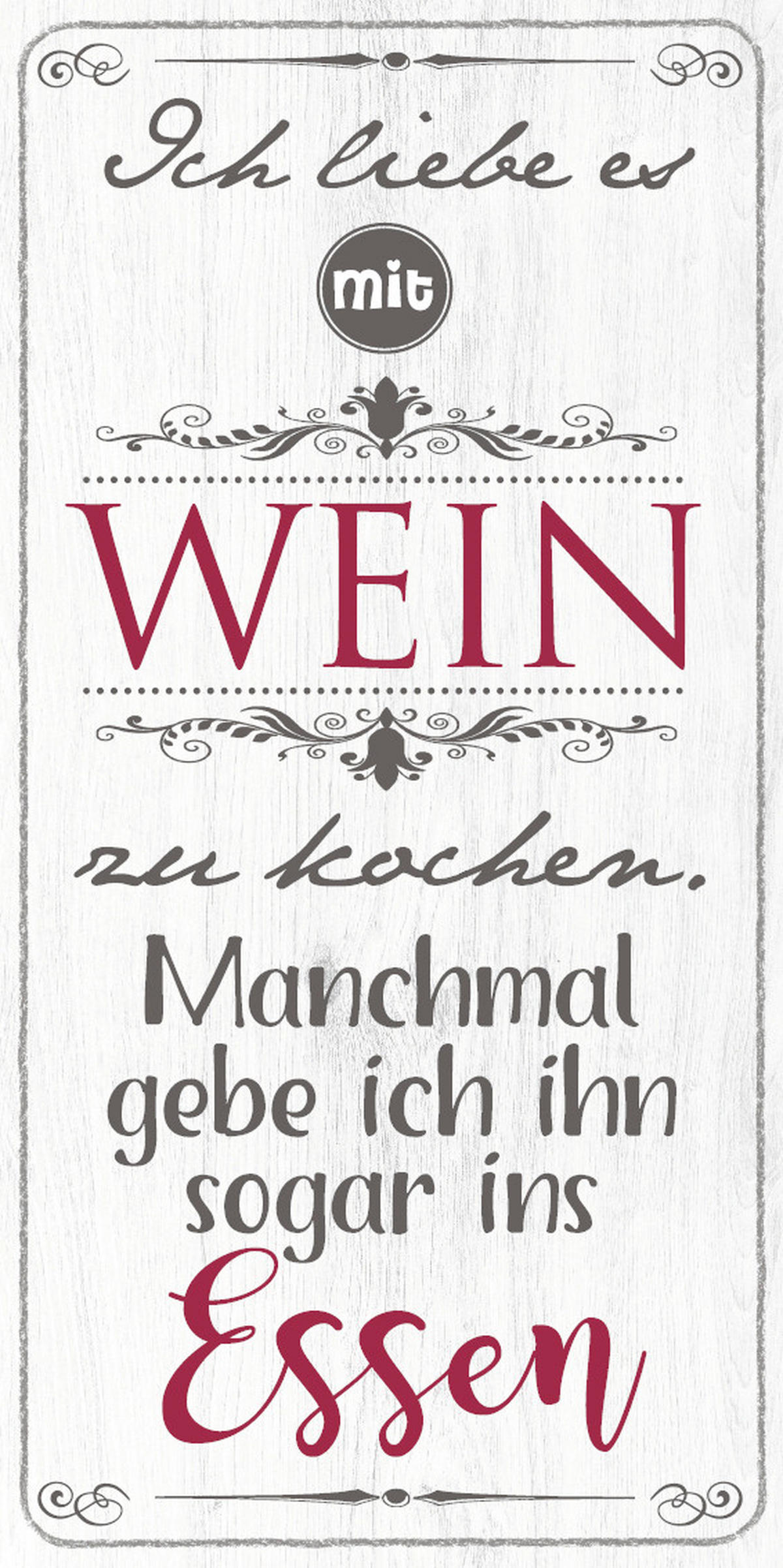 DEKOPANEEL Text  - Multicolor, KONVENTIONELL (20/40/0,3cm) - Euroart