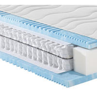 GEL-TASCHENFEDERKERNMATRATZE 80/200 cm Höhe ca. 24 cm 7 -Zonen - Weiß, Basics, Textil (80/200cm) - FAN
