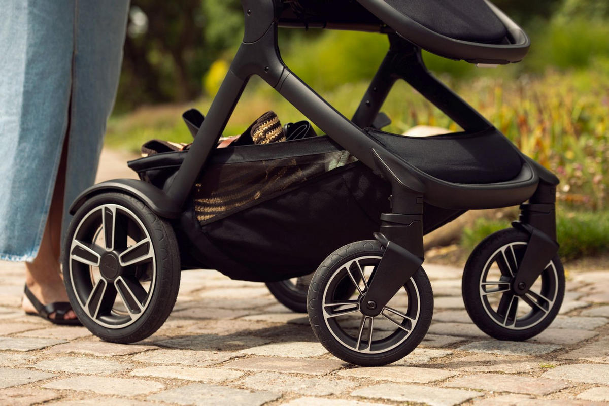 GESCHWISTERWAGEN Demi next  - Schwarz, Basics, Metall (63/123/83cm) - Nuna