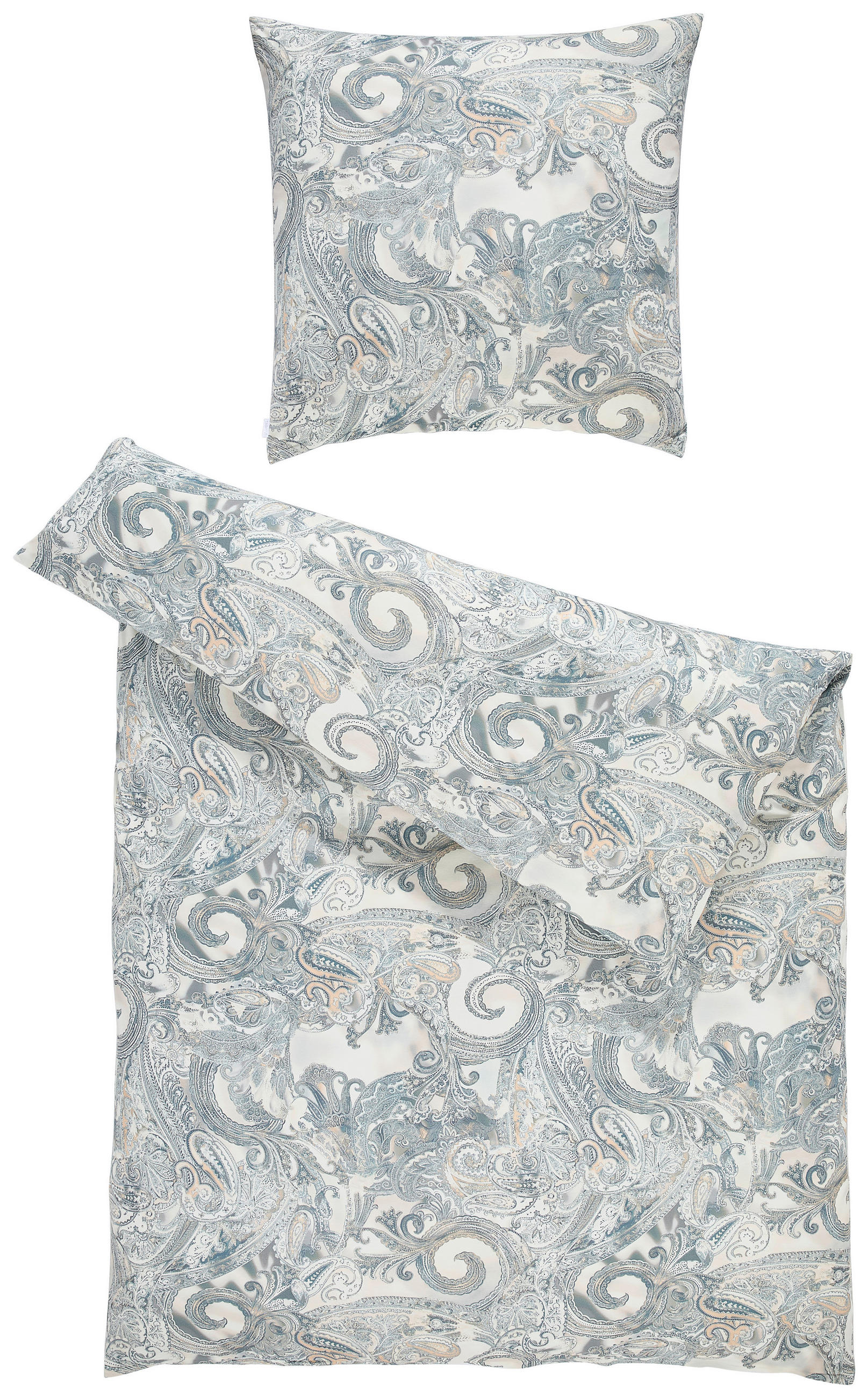 BETTWÄSCHE Interlock-Jersey 135/200 cm  - Hellgrau, Design, Textil (135/200cm) - Estella
