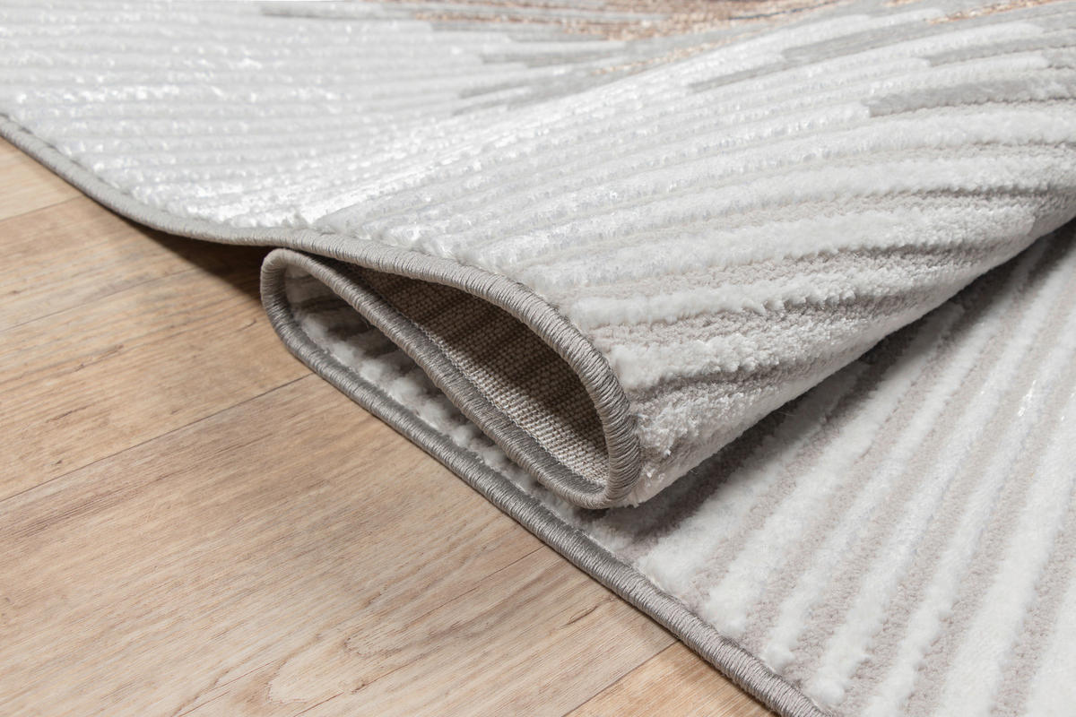 WEBTEPPICH  Wohnzimmer 240/340 cm Creation Grau rechteckig  - Grau, Basics, Textil (240/340cm) - Novel