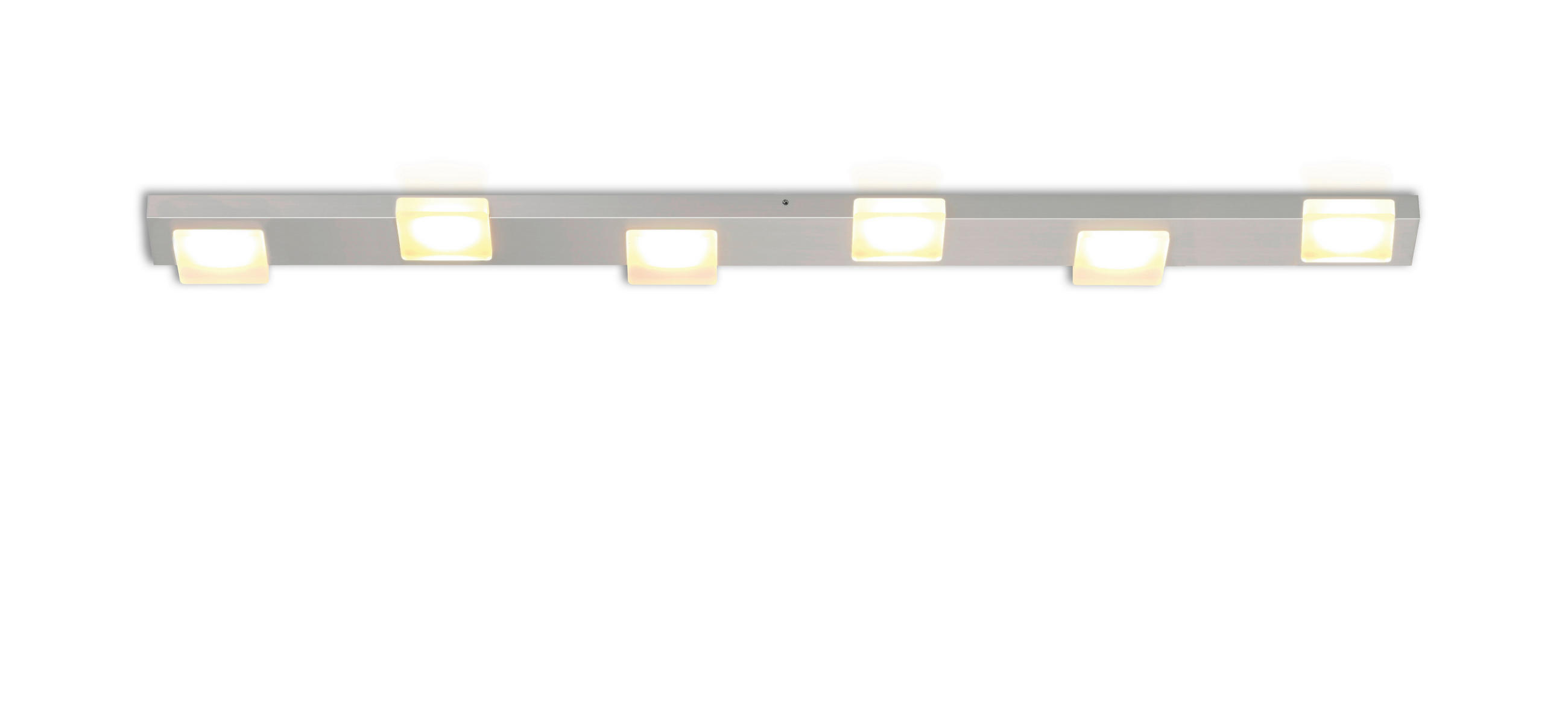 LED-DECKENLEUCHTE 115/12/3 cm  - Grau, Design, Metall (115/12/3cm) - BOPP