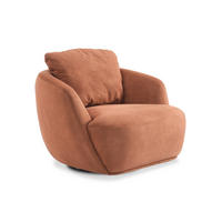SESSEL in Braun  - Schwarz/Braun, Design, Kunststoff/Textil (100/86/106cm) - Livetastic