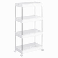 SERVIERWAGEN Weiß  - Weiß, Basics, Kunststoff/Metall (42/86/23,6cm)