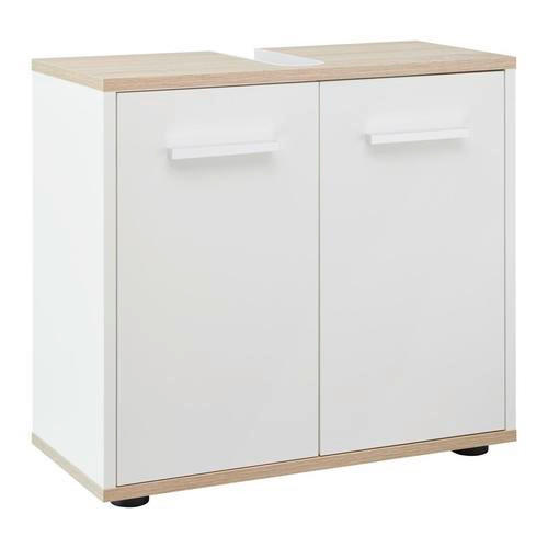 Waschbeckenunterschrank Yasmin B: 60cm Weiß