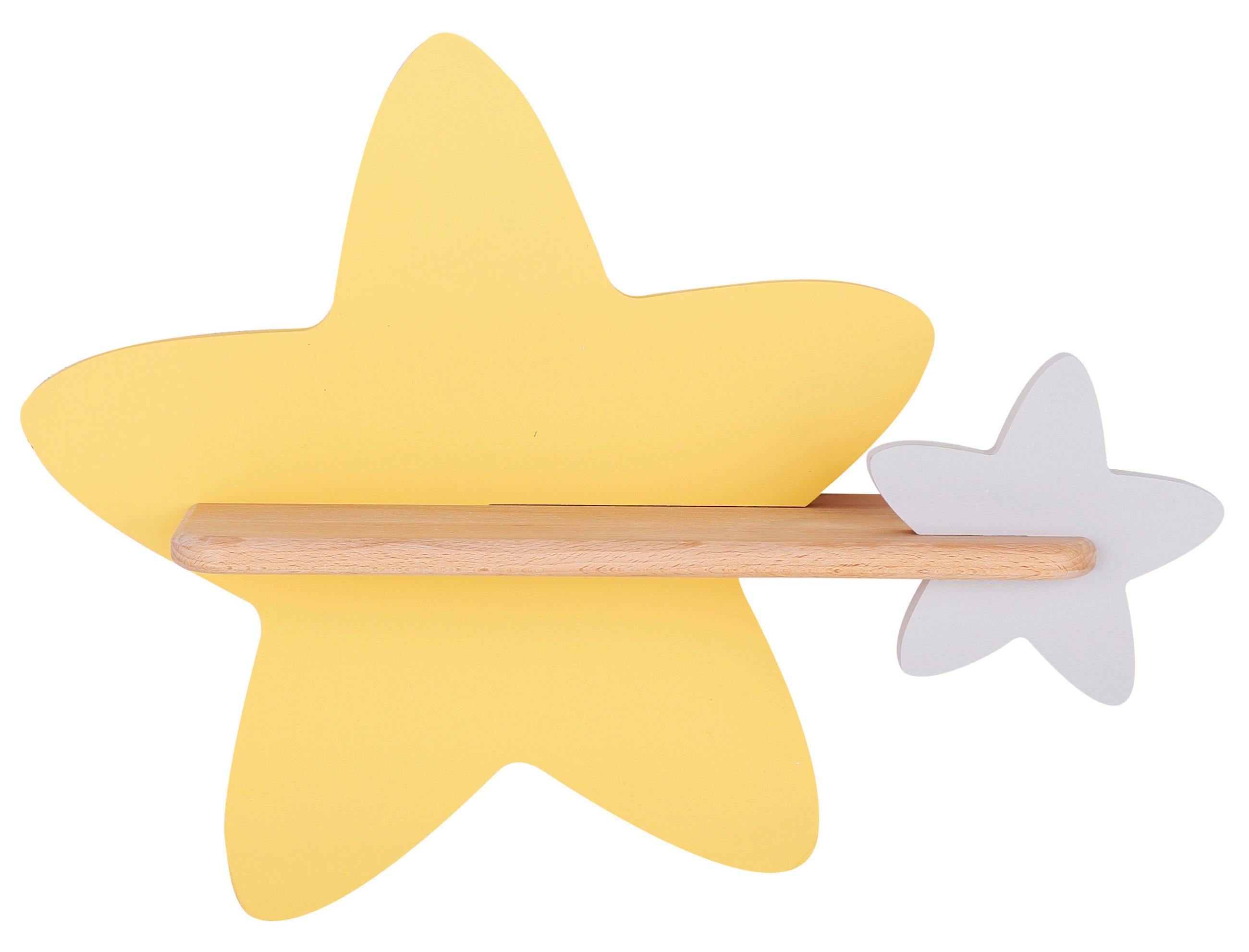 KINDERWANDLEUCHTE 40/12/31 cm   - Goldfarben/Grau, Basics, Holz/Holzwerkstoff (40/12/31cm)
