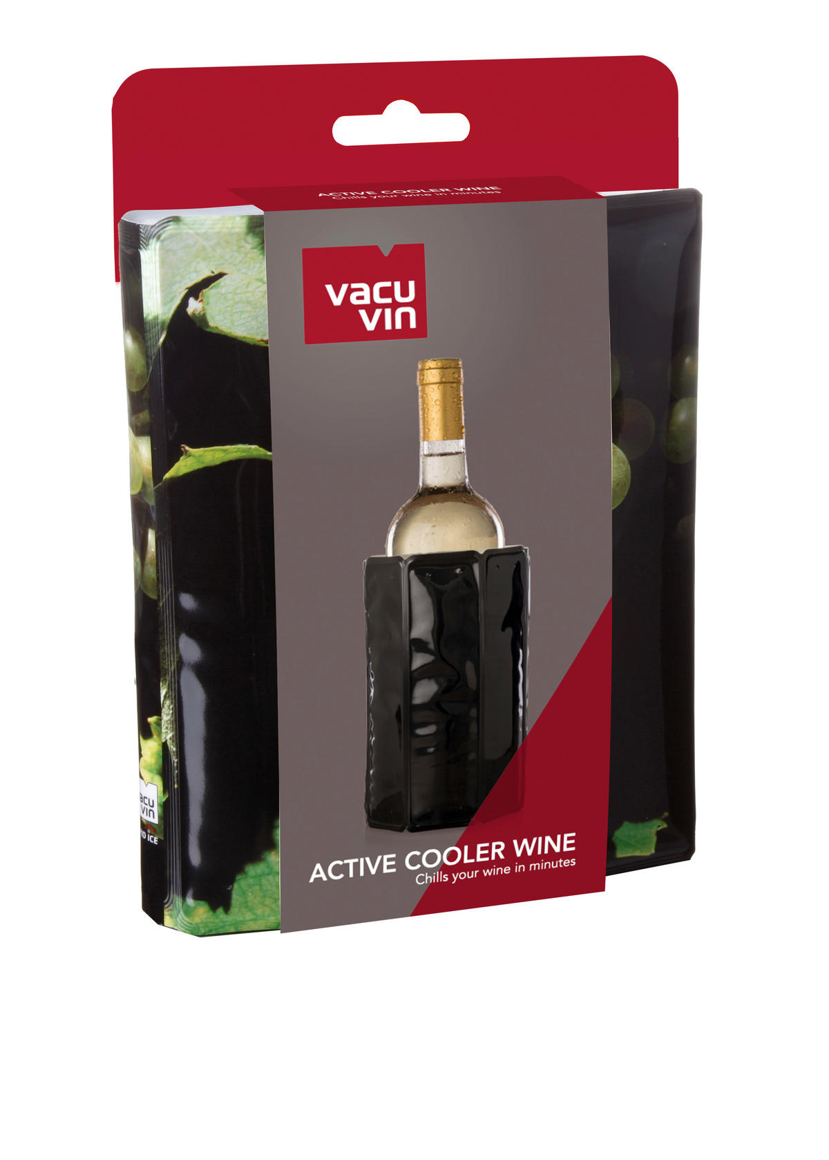 FLASCHENKÜHLER - Grün, Basics, Kunststoff (14.6/3.1/20.8cm) - Vacu Vin