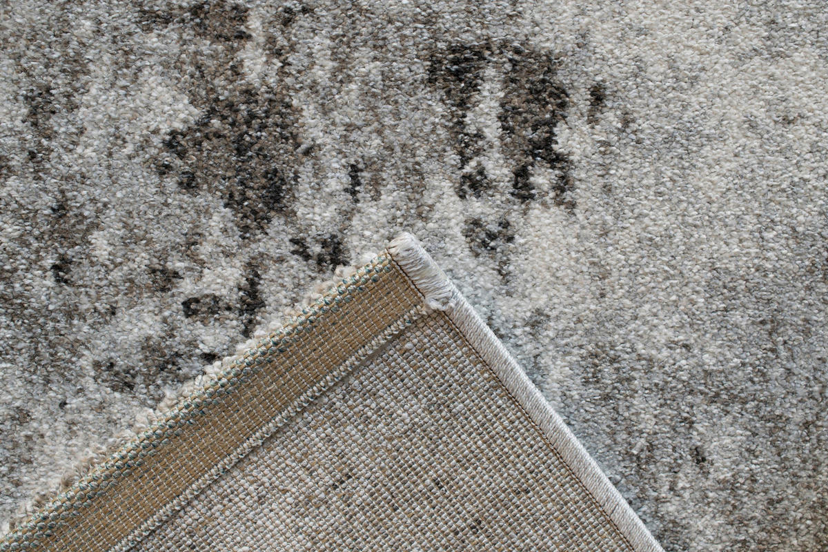 LÄUFER 67/340 cm Sorrent Silberfarben, Hellgrau, Dunkelgrau  - Dunkelgrau/Silberfarben, Design, Textil (67/340cm)