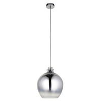 HÄNGELEUCHTE 32/158 cm  - Chromfarben, Design, Glas (32/158cm) - ENDON