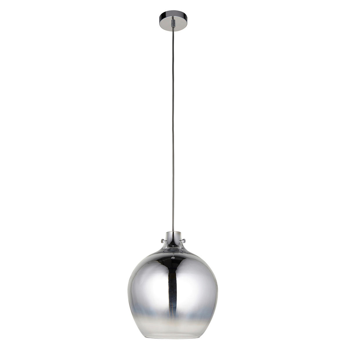 HÄNGELEUCHTE 32/158 cm  - Chromfarben, Design, Glas (32/158cm) - ENDON
