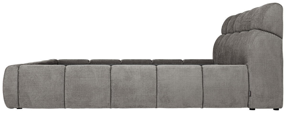 POLSTERBETT 140/200 cm  in Greige  - Greige/Schwarz, Design, Kunststoff/Textil (140/200cm) - Esposa