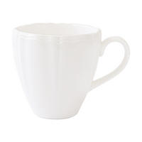 VELIKA ŠALICA ZA KAVU     Perle   - bijela, Basics, keramika (13/9.5/9.5cm)