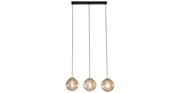 HÄNGELEUCHTE 76/20/150 cm - Champagner, Design, Glas/Metall (76/20/150cm) - Dieter Knoll
