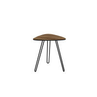 KLUB STOČIĆ 45,5/45,5/50 cm  prirodna boja, crna  - prirodna boja/crna, Dizajnerski, metal/pločasti materijal (45,5/45,5/50cm) - Ti'me