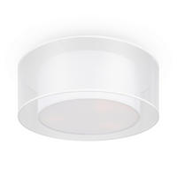 DECKENLEUCHTE Modern 52/18 cm   - Transparent/Weiß, Trend, Kunststoff/Textil (52/18cm) - MAYTONI