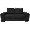 SCHLAFSOFA in Anthrazit  - Chromfarben/Anthrazit, Design, Holz/Textil (199/92/97cm) - Hom`in