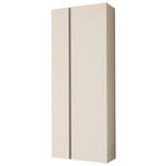 GARDEROBENSCHRANK Gardasee  in 60/179/33 cm  - Sandfarben/Anthrazit, Design, Holzwerkstoff (60/179/33cm) - Moderano