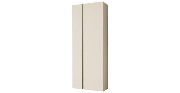 GARDEROBENSCHRANK Gardasee in 60/179/33 cm - Sandfarben/Anthrazit, Design, Holzwerkstoff (60/179/33cm) - Moderano