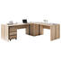SCHREIBTISCHKOMBINATION - Eichefarben, Design, Holzwerkstoff (241/200/75/80cm) - Xora SCHREIBTISCHKOMBINATION - Eichefarben, Design, Holzwerkstoff (241/200/75/80cm) - Xora
