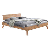 BETT 200/200 cm,  in Kernbuche,  - Buchefarben/Kernbuche, Natur, Holz (200/200cm) - Hasena