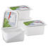 Gefrierdose 4-TLG - Weiß, Basics, Kunststoff (15,7/11,8/13,2cm) - Rotho Gefrierdose 4-TLG - Weiß, Basics, Kunststoff (15,7/11,8/13,2cm) - Rotho