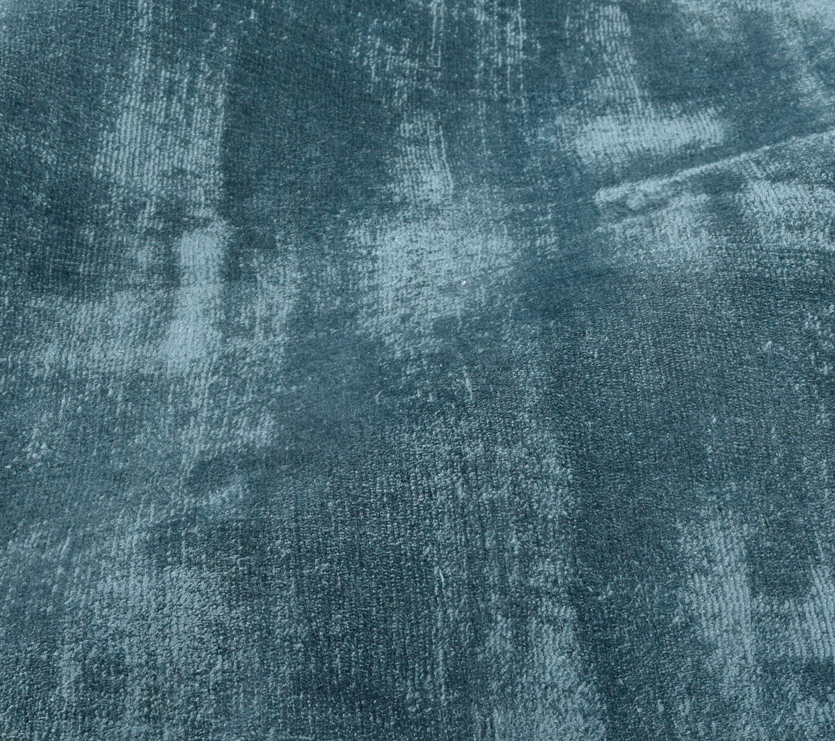 HANDWEBTEPPICH 50/80 cm Hellblau  - Hellblau, Basics, Textil (50/80cm) - Tom Tailor