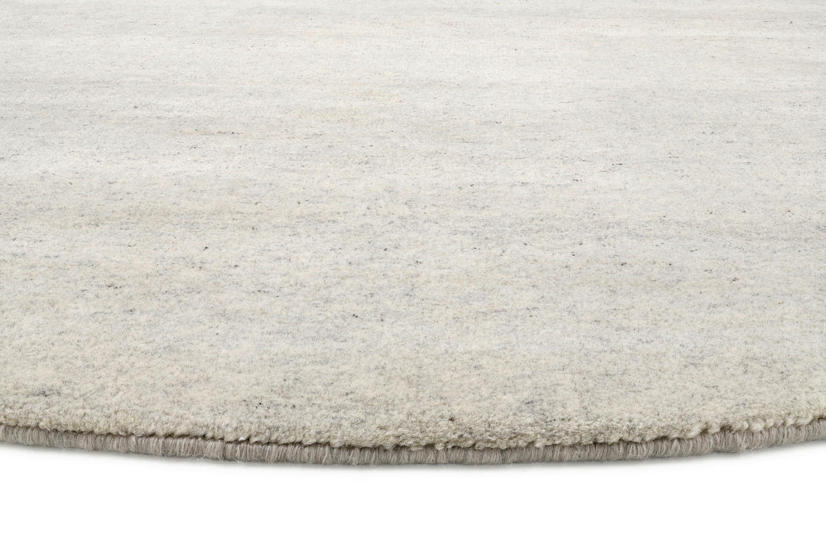WOLLTEPPICH 150/150 cm Silverström Grau  - Grau, Basics, Textil (150/150cm)