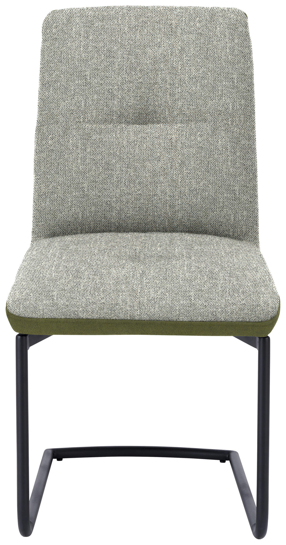 SCHWINGSTUHL  in Stahl Flachgewebe  - Schwarz/Grün, Design, Textil/Metall (48/91/62cm) - Dieter Knoll
