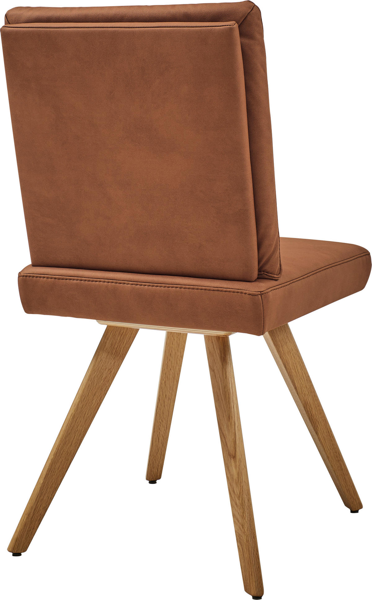 STUHL  in Mikrofaser Textil, Holzwerkstoff  - Eichefarben/Braun, Design, Holzwerkstoff/Textil (46/94/58cm) - Dieter Knoll