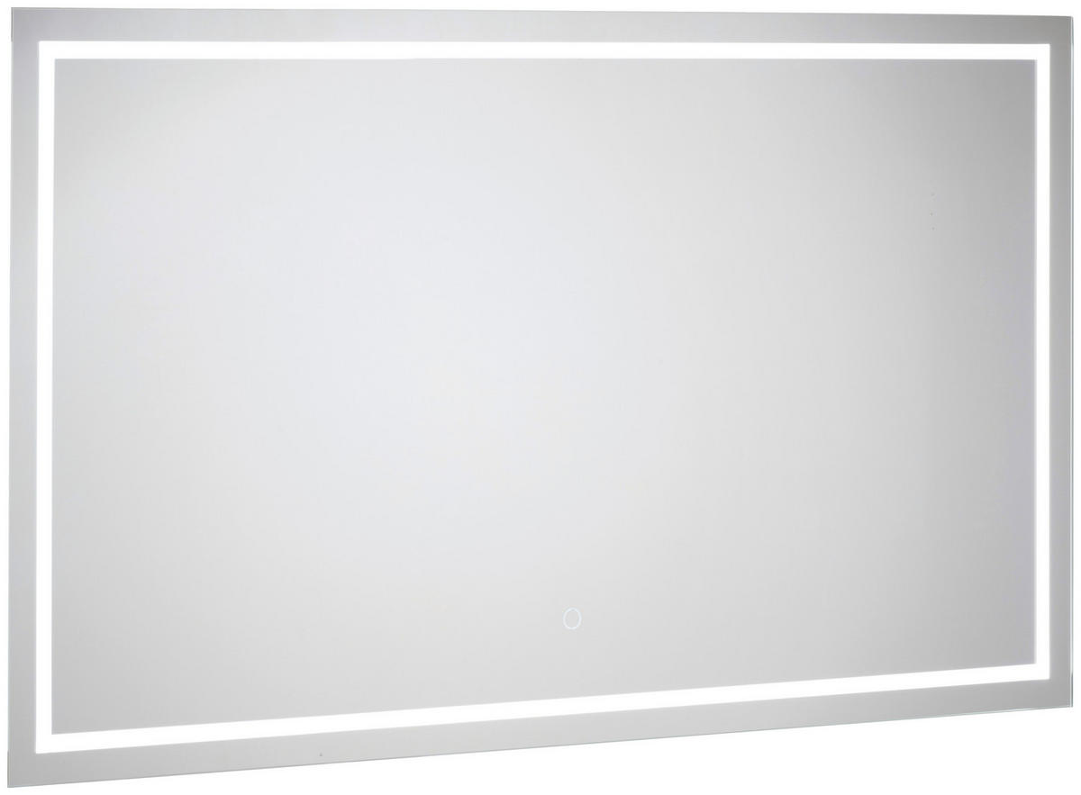 BADEZIMMERSPIEGEL 120/70/2,5 cm  - Silberfarben, KONVENTIONELL, Glas (120/70/2,5cm)