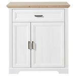 SCHUHSCHRANK  in 93/102/41 cm  - Eichefarben/Grau, ROMANTIK / LANDHAUS, Holzwerkstoff/Metall (93/102/41cm) - Landscape